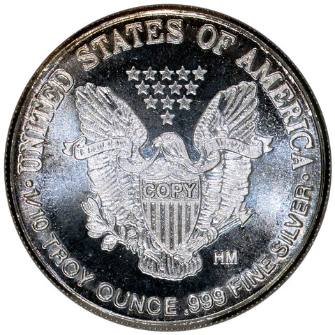 Walking Liberty .999 1/10oz Silver Rounds
