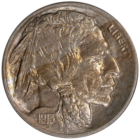 1913 Type 1 Buffalo Nickel - Choice Brilliant Uncirculated