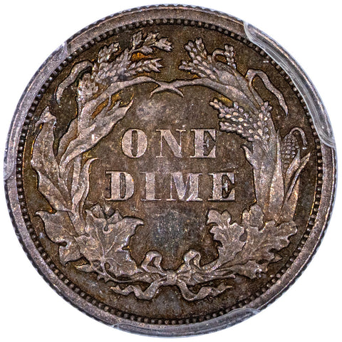 1875 Proof Seated Liberty Dime - PCGS PR64 - Toned Proof