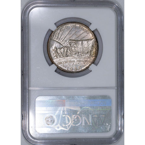 1937-D Oregon Trail Silver Commemorative Half Dollar - NGC MS 67 CAC - Premium Gem Uncirculated