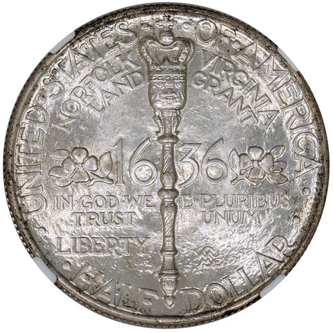 1936 Norfolk, Virginia Silver Commemorative Half Dollar - NGC MS 67 CAC - Premium Gem Uncirculated