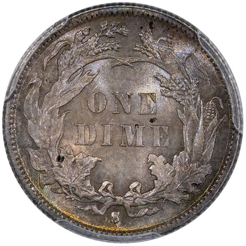 1891-S Seated Liberty Dime - PCGS MS64 CAC - Choice Uncirculated