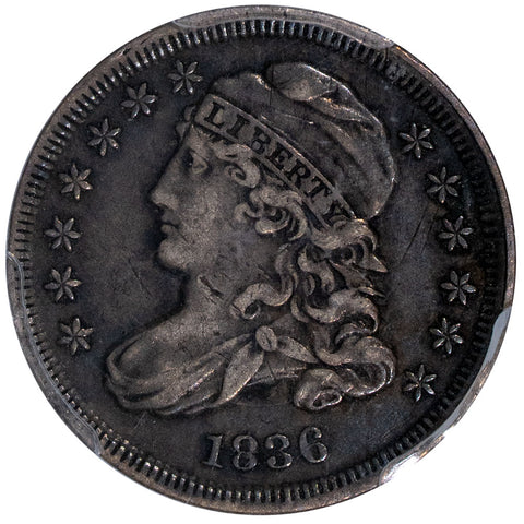 1836 Capped Bust Dime - PCGS XF 40 - Extremely Fine