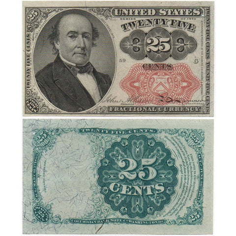 (1874-1876) 5th Issue 25¢ Fractional Fr. 1309 (Short Key) - Uncirculated