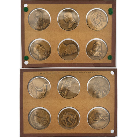 Medallic Art Co. Hall of Fame for Great Americans - 50 Medal Set - Gem