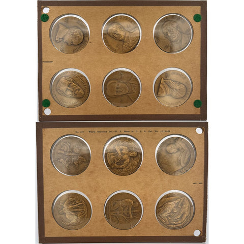 Medallic Art Co. Hall of Fame for Great Americans - 50 Medal Set - Gem