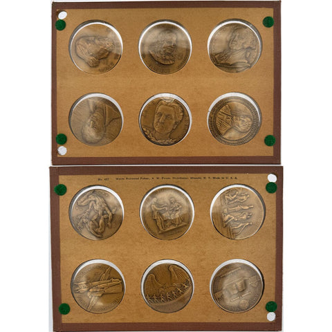 Medallic Art Co. Hall of Fame for Great Americans - 50 Medal Set - Gem