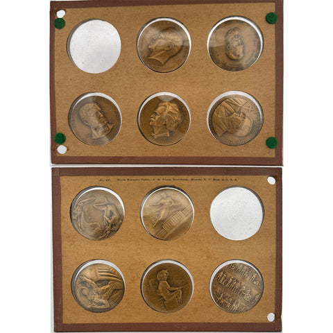 Medallic Art Co. Hall of Fame for Great Americans - 50 Medal Set - Gem