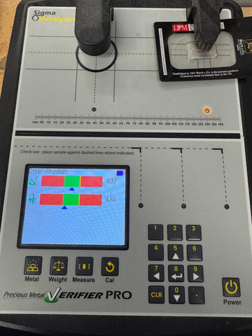 Baird 1/10th Troy Ounce .9999 Rhodium Bar in Assay Card