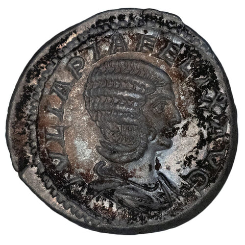 Roman Empire, Julia Domna, AR Denarius, 211-217 AD - Extremely Fine