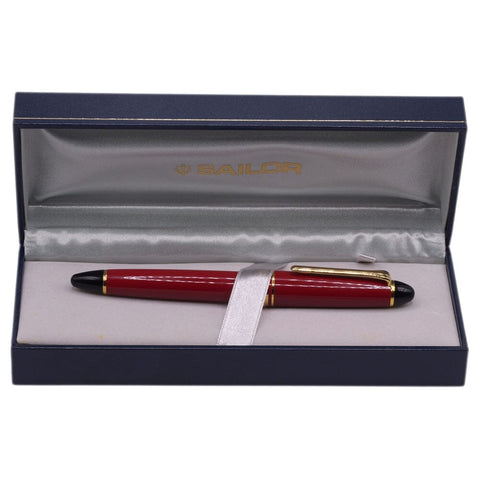 Sailor 1911 Profit Cherry Red Fountain Pen 14k Gold Nib - Mint Condition, Never Used
