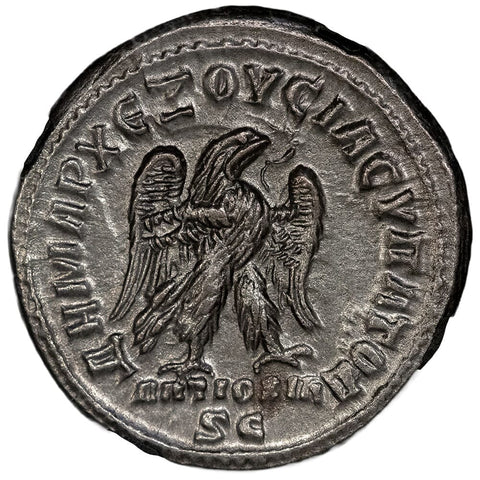 Syria, Antioch BI Tetradrachm, 247-249 AD - NGC Choice XF