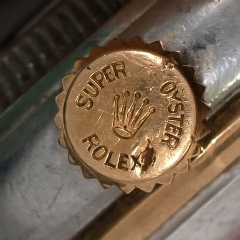 Early 1951 Rolex 6085 "Ovettone" – Two-Tone Solid Rose Gold Bezel - Parts/Restoration Project