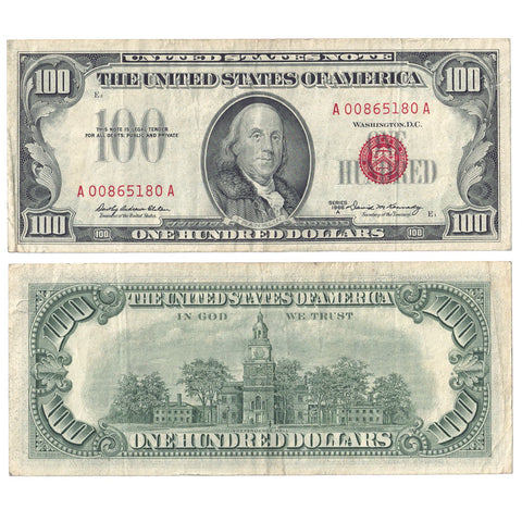 1966-A $100 U.S. Legal Tender Note Fr. 1551 - Very Fine