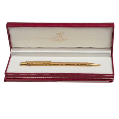 Must De Cartier Stylos Gold Plated Ballpoint Pen
