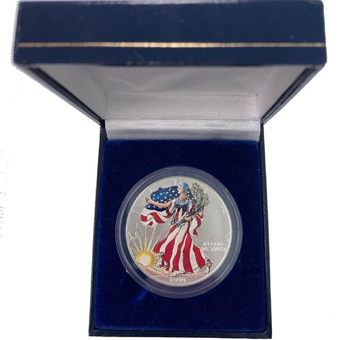 Colorized American Silver Eagles (Dates of Our Choice) - In Box