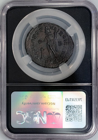 Roman Empire, Constantius I issued as Caesar BI Nummus 305-306 AD - NGC XF