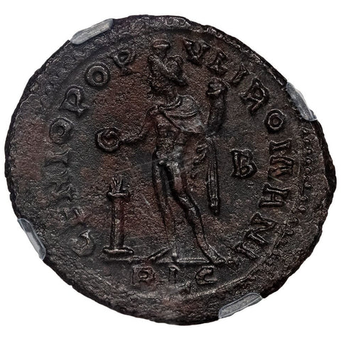 Roman Empire, Constantius I issued as Caesar BI Nummus 305-306 AD - NGC XF