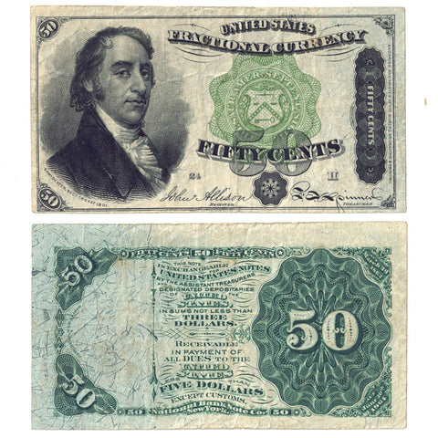 (1869-1875) 4th Issue 50 Cent Fractional - Fr. 1379 - Very Fine