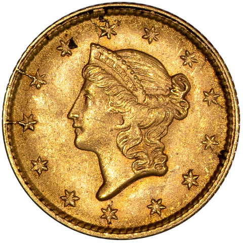 1853 Type-1 Gold Dollar - Brilliant Uncirculated