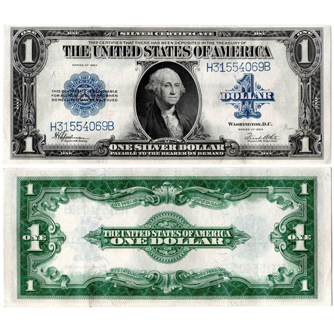 1923 $1 Large-Size Silver Certificate Fr. 237 - Choice Extremely Fine