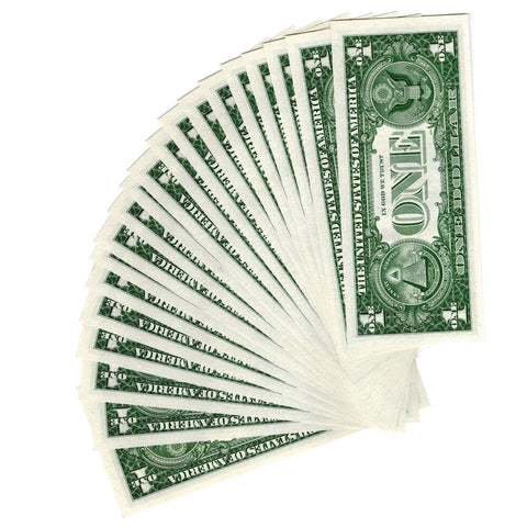 20 Consecutive 1957-B $1 Silver Certificates - Fr. 1621 - Crisp Gem Uncirculated