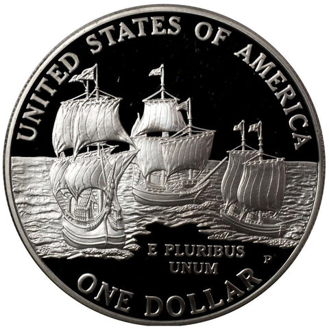 Jamestown 400th Anniversary Commemorative Silver Coin - Gem Proof in OGP w/ COA