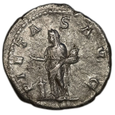 Roman Imperial, Julia Maesa, AR Denarius, 218-220 AD - Very Fine