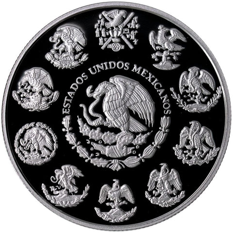 2014 Mexico 1 Onza Proof "Libertad" 1 oz Silver - Gem Proof in Capsule