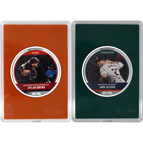 2025 Agoro MLB Collector Box Trading Coins - 2x 1 oz Silver Coins Niue Mint