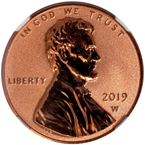 2019-W Reverse Proof Lincoln Shield Cent - NGC Rev. Pf 70 RD - Gem Proof
