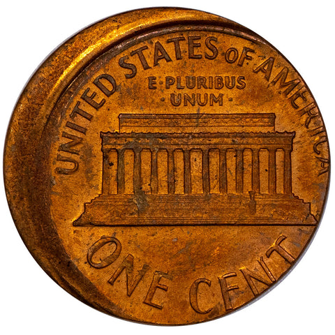 1968 Lincoln Cent - Off-Center Broadstrike - Brilliant Uncirculated