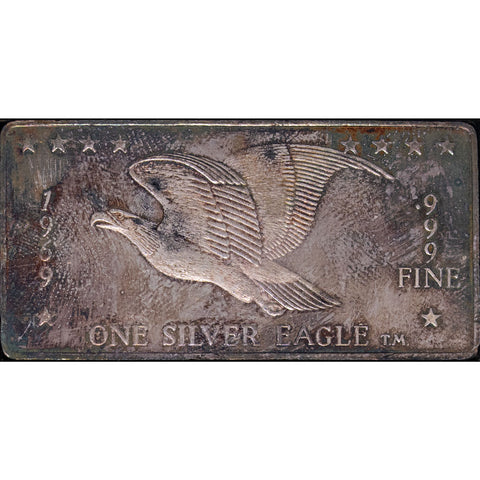 1969 W.H. Foster "Silver Eagle's Nest" .999 Silver Bar Set (19.25ozt)