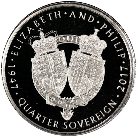 2017 Royal Wedding Anniversary 2 Gram Platinum Round - Gem in Display Box w/ CoA