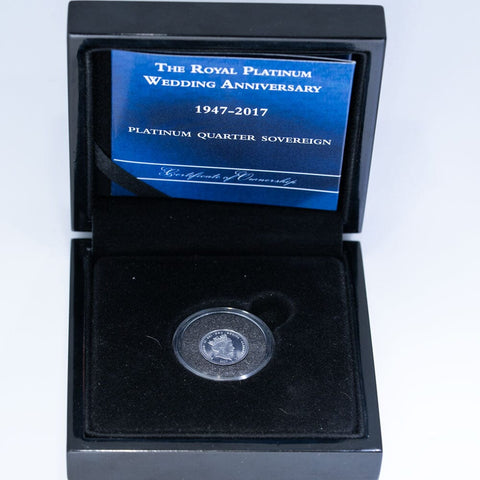 2017 Royal Wedding Anniversary 2 Gram Platinum Round - Gem in Display Box w/ CoA