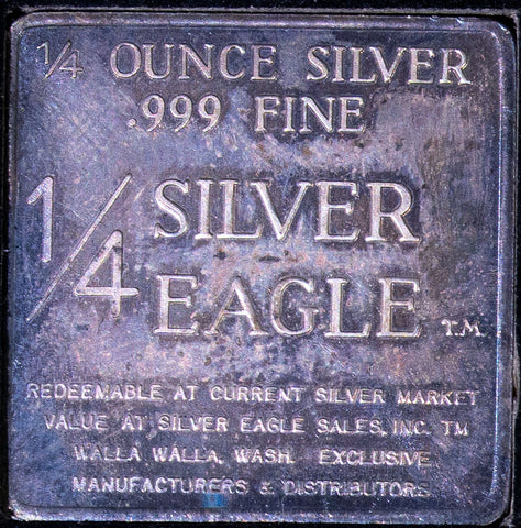 1969 W.H. Foster "Silver Eagle's Nest" .999 Silver Bar Set (19.25ozt)
