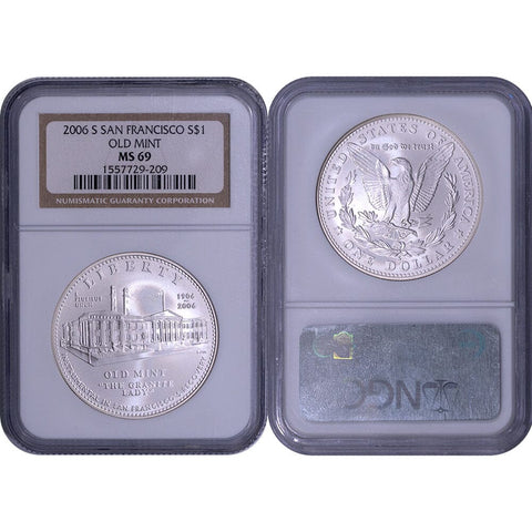 2006-S San Francisco Old Mint Commemorative Silver Dollar - NGC MS 69
