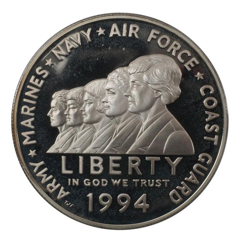 1994 U.S. Veterans Commemorative Silver Dollar 3-Coin Proof Set - Gem Proof in OGP w/ COA