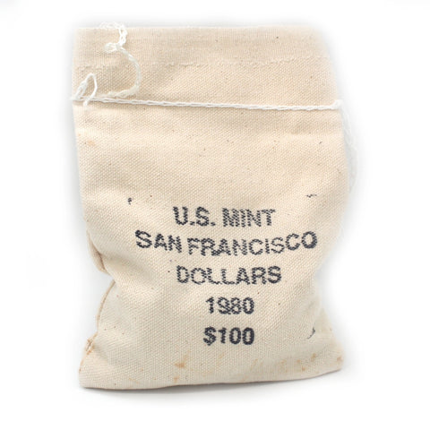 1980-S Susan B. Anthony Dollar 100 Coin Bag - Unopened