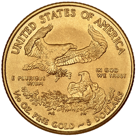 Back-Date Tenth Ounce $5 American Gold Eagles on Special - Dates of Our Choice