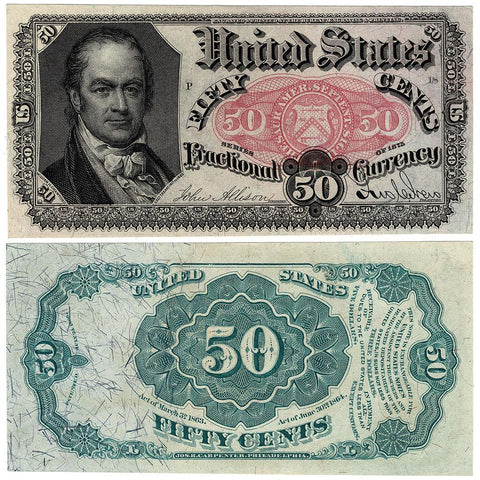 (1874-1876) 5th Issue 50¢ Fractional Fr. 1380 - Uncirculated