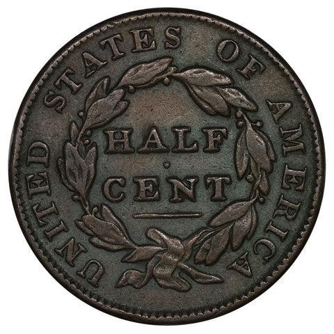 1835 Classic Head Half Cent - Very Fine