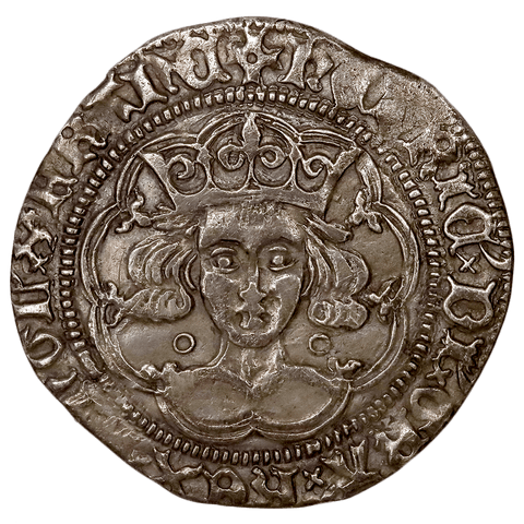 1422-1430 Henry VI Calais Mint Silver Groat S-1836 - Extremely Fine