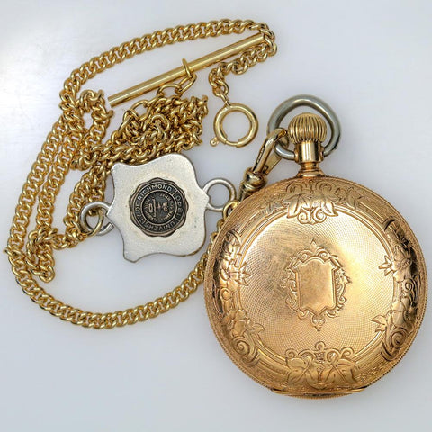 1880 Waltham 14K Gold Pocket Watch - 7 Jewel, Model 1873, Grade Royal, Size 8s
