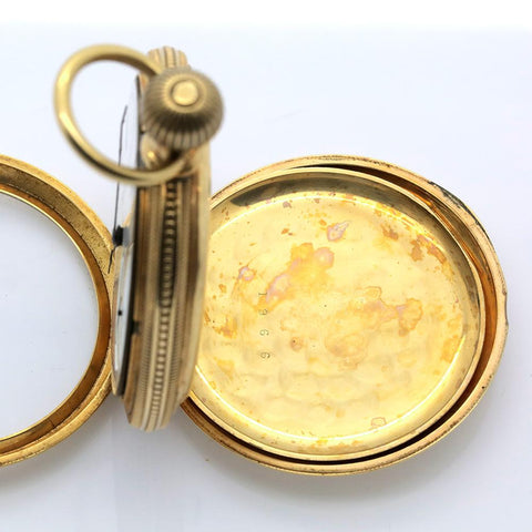 1870s E. Howard Series V 14K Gold Pocket Watch - 15 Jewel, Running