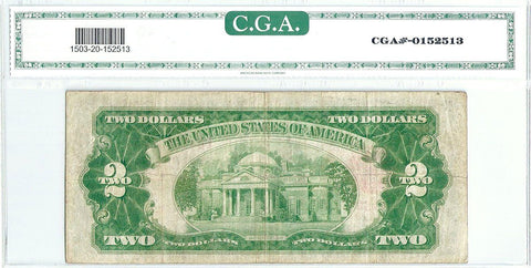 1928-B $2 Legal Tender Note Fr. 1503 - CGA Very Fine 20