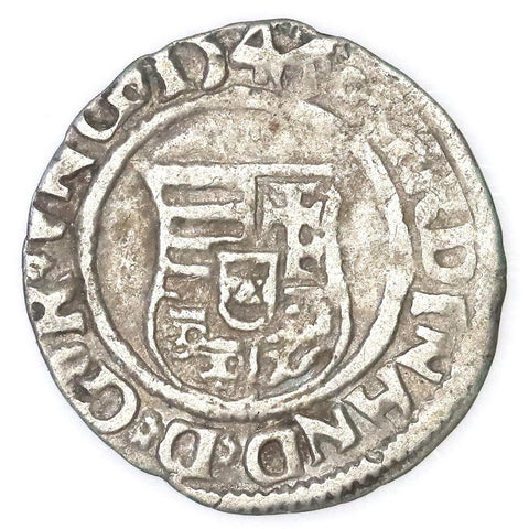 Hungary 1546 KB Silver Denar Ferdinand - Very Fine