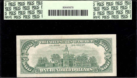 1966 $100 U.S. Legal Tender Note Fr. 1550 - PCGS Very Fine 35 PPQ