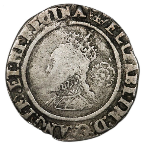 1567 Great Britain Elizabeth I Silver Six Pence S-2562 - Good/Very Good