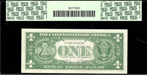 1957-B $1 Silver Certificate T-A Block Fr.1621 - PCGS Superb Gem New 68 PPQ